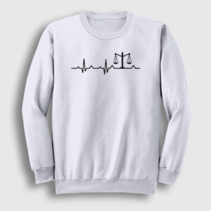 Heartbeat Hediye Attorney Lawyer Avukat Sweatshirt