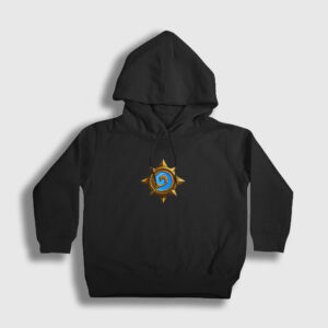 Hearthstone Warcraft Oyun Logo Çocuk Kapşonlu Sweatshirt