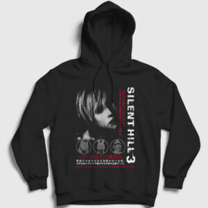Heather Mason Silent Hill 3 Kapşonlu Sweatshirt siyah