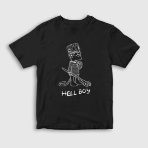 Hellboy Lil Peep Çocuk Tişört siyah