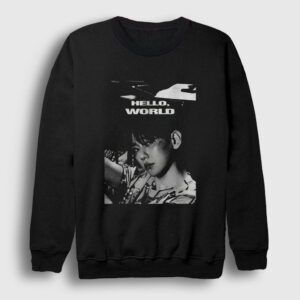 Hello World Byun Baekhyun Baek Hyun Sweatshirt siyah