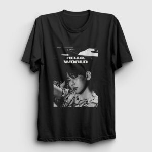 Hello World Byun Baekhyun Baek Hyun Tişört siyah