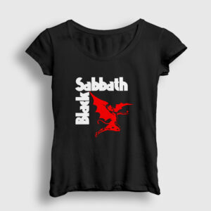 Henry Black Sabbath Kadın Tişört siyah