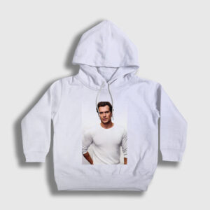 Henry Cavill Çocuk Kapşonlu Sweatshirt beyaz