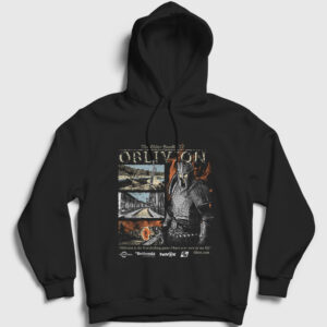 Hero Of Kvatch Elder Scrolls IV Oblivion Kapşonlu Sweatshirt siyah