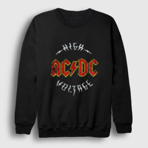 High Voltage AC/DC Sweatshirt siyah