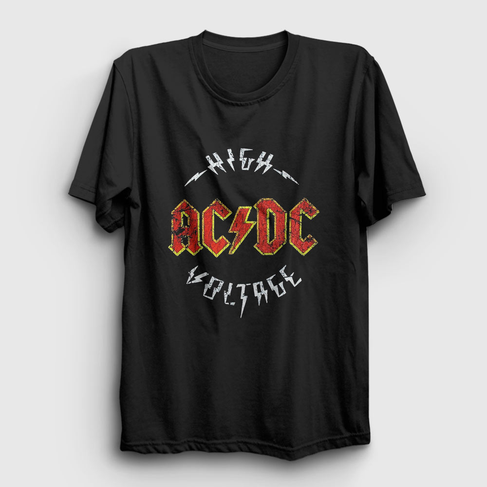 High Voltage AC/DC Tişört | Presmono