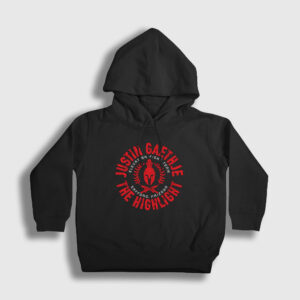 Highlight Ufc Mma Justin Gaethje Çocuk Kapşonlu Sweatshirt siyah