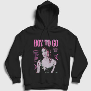 Hot To Go Müzik Chappell Roan Kapşonlu Sweatshirt siyah