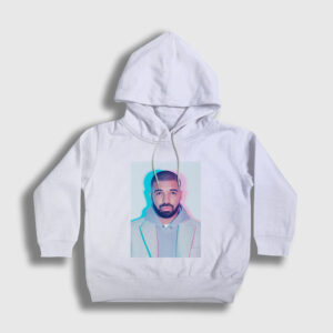 Hotline Bling Drake Çocuk Kapşonlu Sweatshirt beyaz