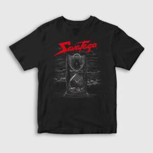 Hourglass Metal Savatage Çocuk Tişört siyah