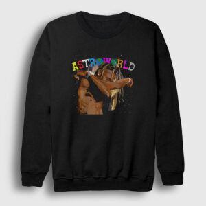 Hug Astroworld Travis Scott Sweatshirt siyah