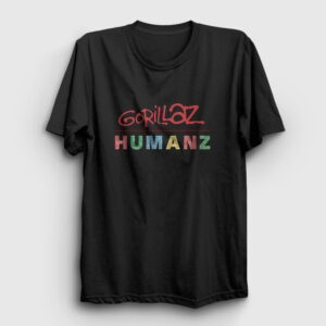 Humanz V2 Gorillaz Tişört siyah