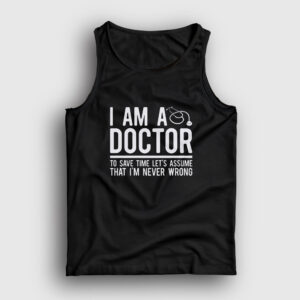 I Am A Doctor Hediye Doktor Atlet siyah