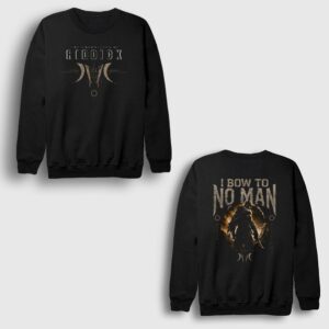 I Bow To No Man Riddick Sırt Baskılı Sweatshirt