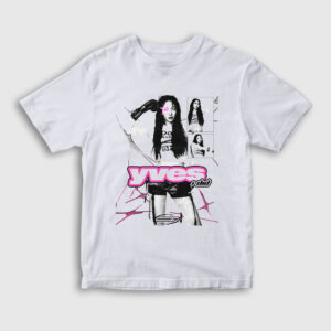 I Did K-Pop Yves Loona Çocuk Tişört beyaz