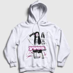 I Did K-Pop Yves Loona Kapşonlu Sweatshirt beyaz