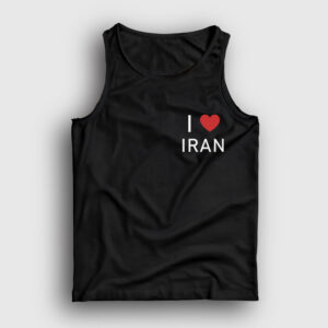 I Love Iran İran Atlet siyah