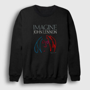 Icon Beatles John Lennon Sweatshirt siyah