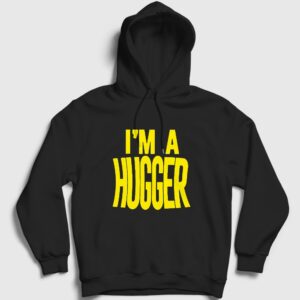 I'm A Hugger WWE Güreş Bayley Kapşonlu Sweatshirt Siyah