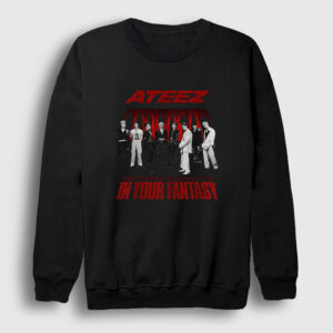 In Your Fantasy K-Pop Ateez Sweatshirt siyah