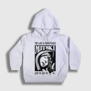 Inhospitable Müzik Mitski Çocuk Kapşonlu Sweatshirt