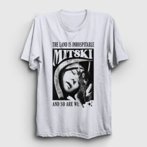 Inhospitable Müzik Mitski Tişört beyaz
