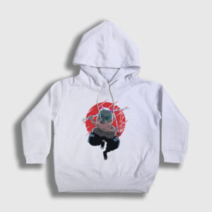 Inosuke Hashibira Anime Demon Slayer Kimetsu No Yaiba Çocuk Kapşonlu Sweatshirt