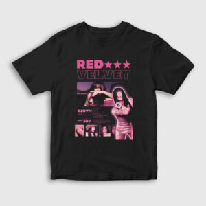 Irene Seulgi Wendy Yeri Joy Red Velvet Çocuk Tişört siyah