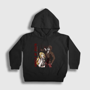 Isaac Rachel Anime Angels Of Death Çocuk Kapşonlu Sweatshirt