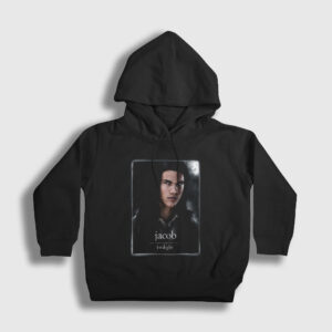 Jacob Twilight Çocuk Kapşonlu Sweatshirt siyah