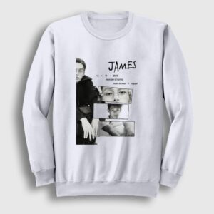 James K-Pop Cortis Sweatshirt Beyaz