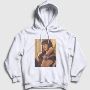 Jane Margolis Breaking Bad Kapşonlu Sweatshirt beyaz