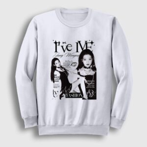 Jang Wonyoung K-Pop IVE Sweatshirt Beyaz