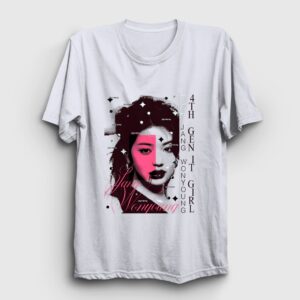 Jang Wonyoung V2 K-Pop IVE Tişört Beyaz