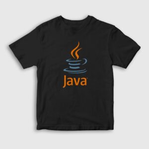 Java Coder Programmer Developer Yazılımcı Çocuk Tişört siyah