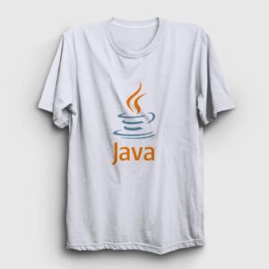 Java Coder Programmer Developer Yazılımcı Tişört beyaz