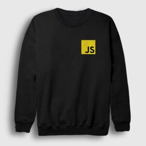 Javascript Coder Programmer Developer Yazılımcı Sweatshirt siyah