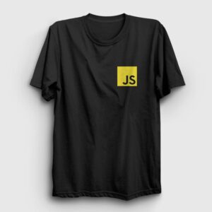 Javascript Coder Programmer Developer Yazılımcı Tişört siyah