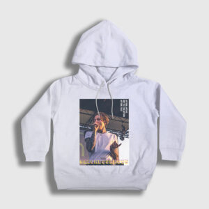 Jesse Rutherford The Neighbourhood Çocuk Kapşonlu Sweatshirt beyaz