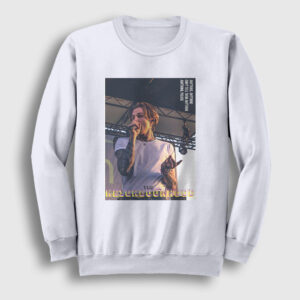 Jesse Rutherford The Neighbourhood Sweatshirt beyaz