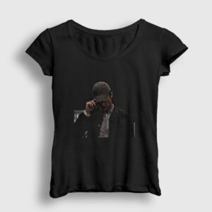 Joe Goldberg Penn Badgley Dizi You Kadın Tişört siyah