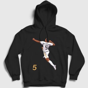 Jude Bellingham Goal Futbol Kapşonlu Sweatshirt Siyah