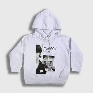 Juhoon K-Pop Cortis Çocuk Kapşonlu Sweatshirt