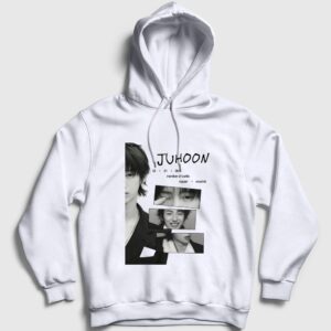 Juhoon K-Pop Cortis Kapşonlu Sweatshirt