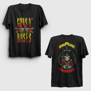 Jungle Guns N Roses Sırt Baskılı Tişört siyah