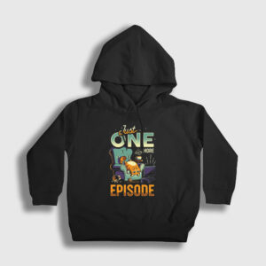 Just More Episode Cat Kedili Çocuk Kapşonlu Sweatshirt