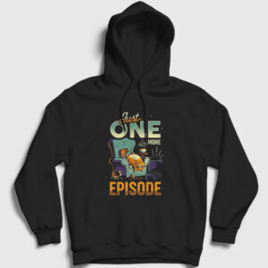 Just More Episode Cat Kedili Kapşonlu Sweatshirt siyah