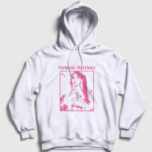 K 12 Poster Melanie Martinez Kapşonlu Sweatshirt beyaz