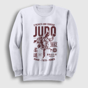 Kano Jigoro Ufc Mma Judo Sweatshirt beyaz